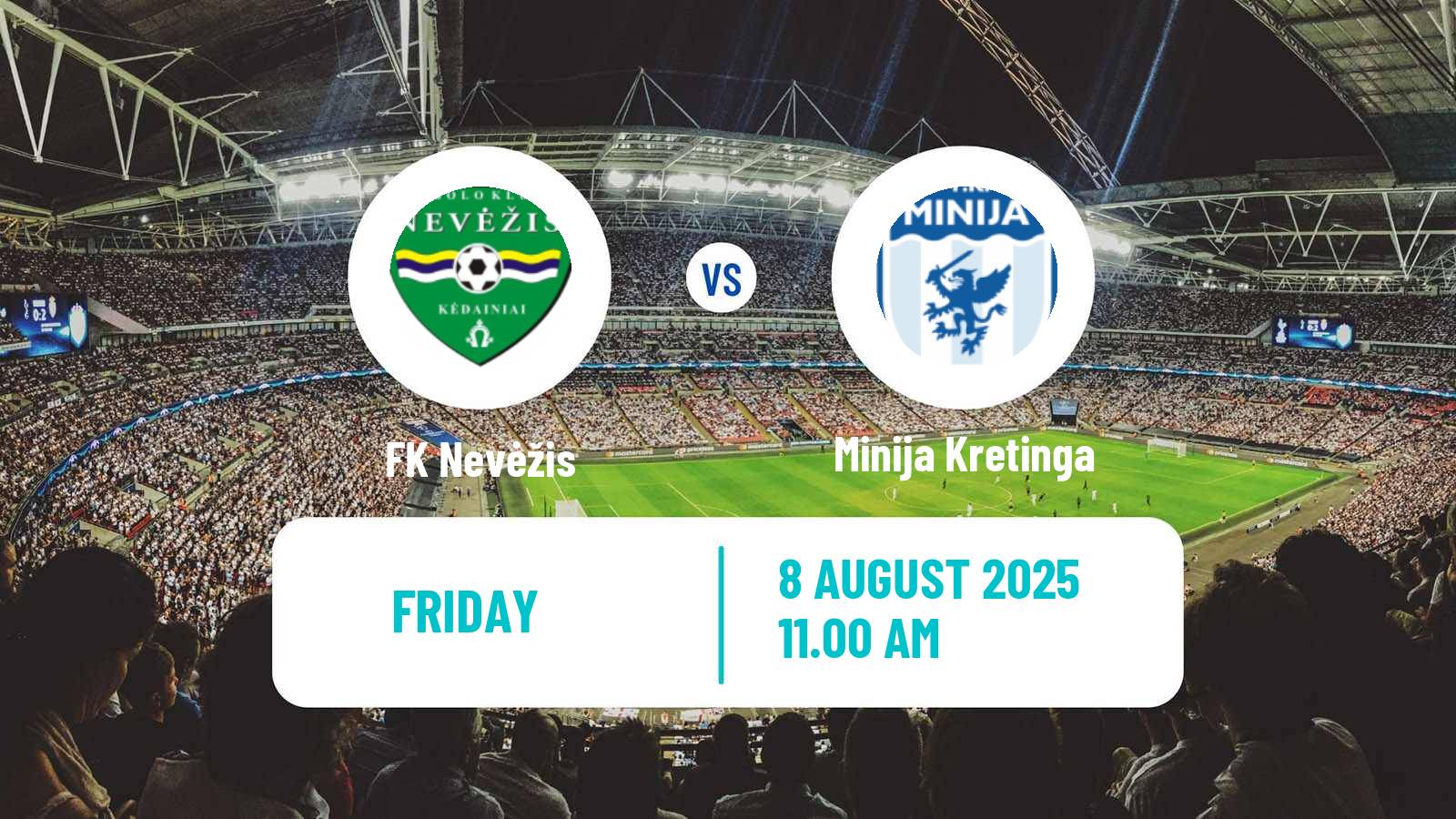 Football Lithuanian Division 2 Nevėžis - Minija Kretinga
