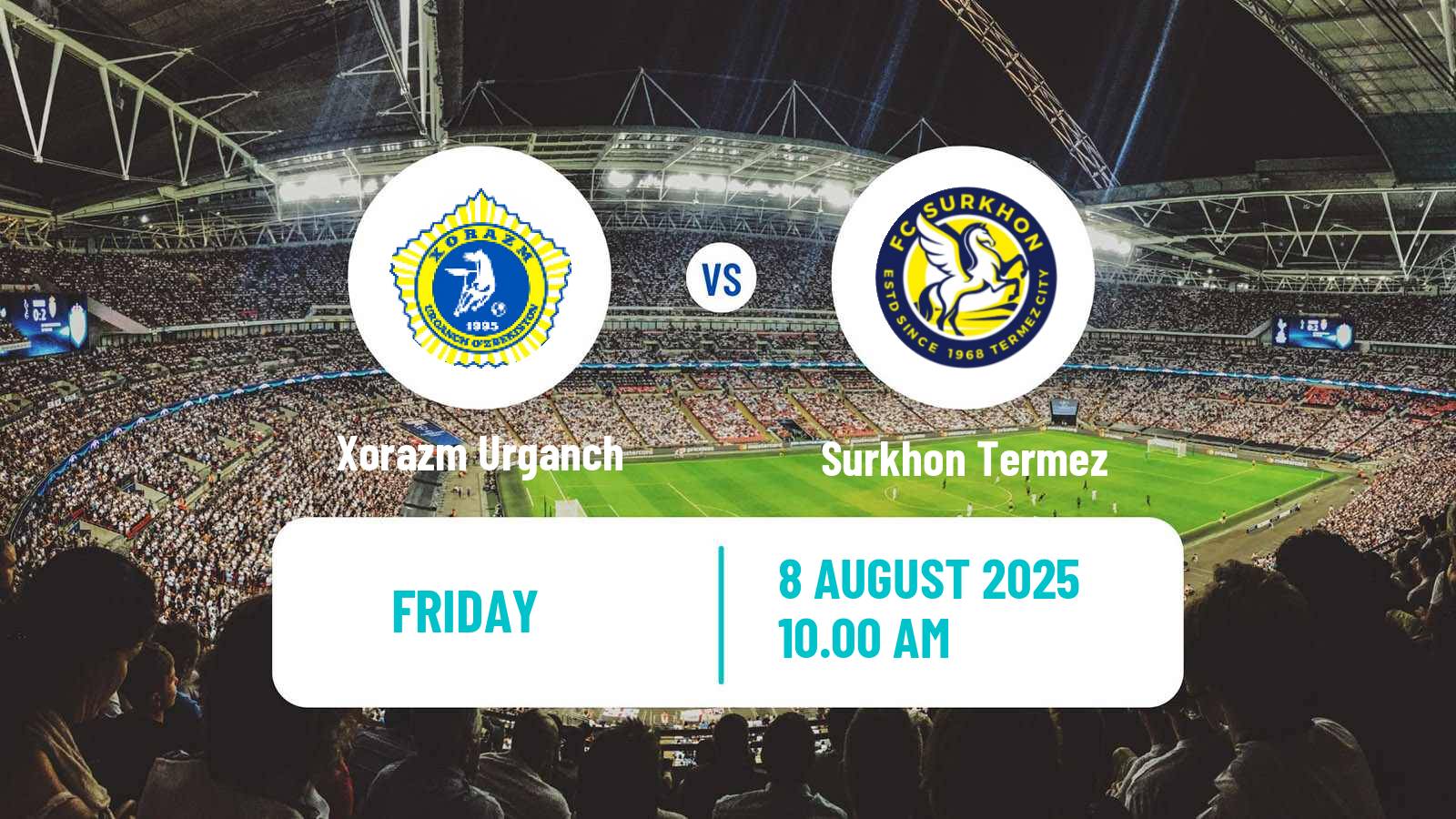 Football Uzbek League Xorazm Urganch - Surkhon Termez