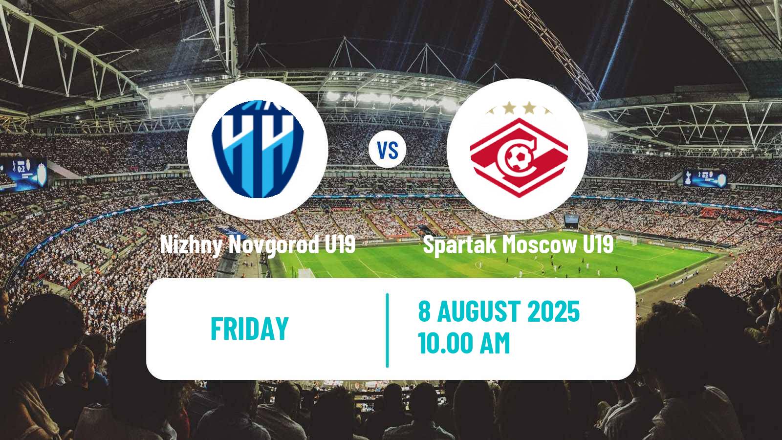 Football Russian Youth League Nizhny Novgorod U19 - Spartak Moscow U19