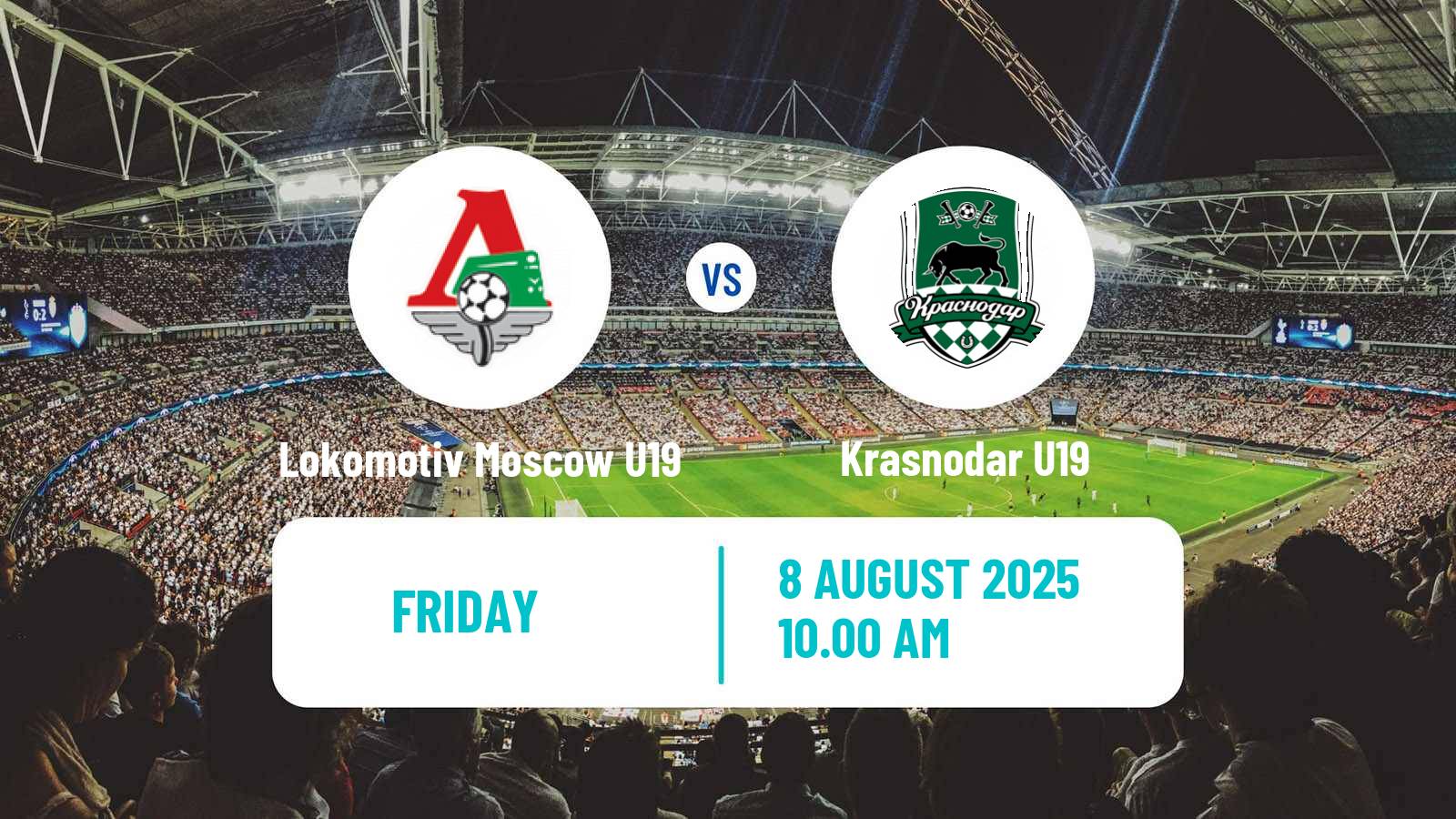 Football Russian Youth League Lokomotiv Moscow U19 - Krasnodar U19
