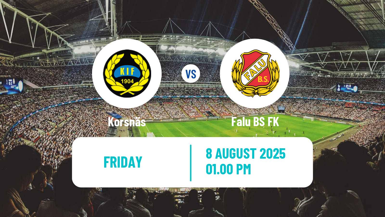 Football Swedish Division 2 - Norra Svealand Korsnäs - Falu