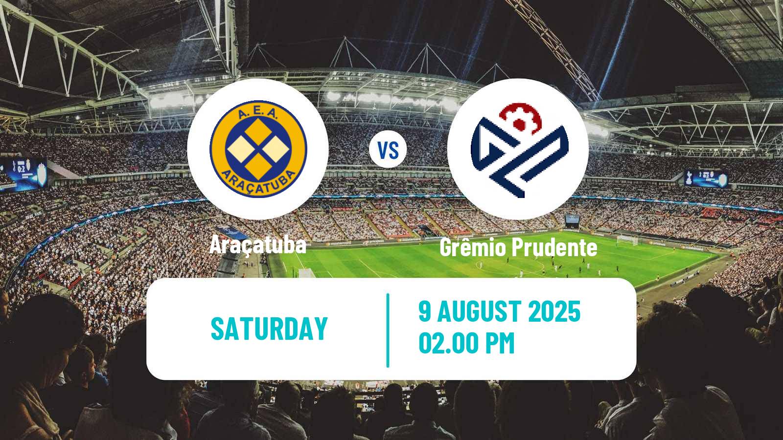 Football Brazilian Copa Paulista Araçatuba - Grêmio Prudente