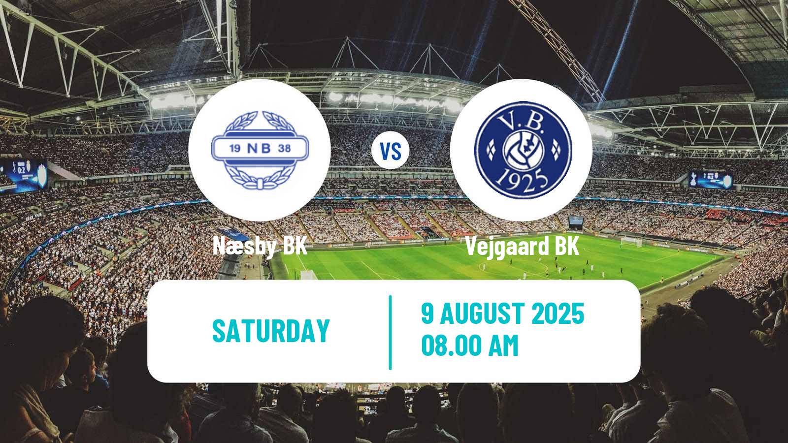 Football Danish 3 Division Næsby - Vejgaard