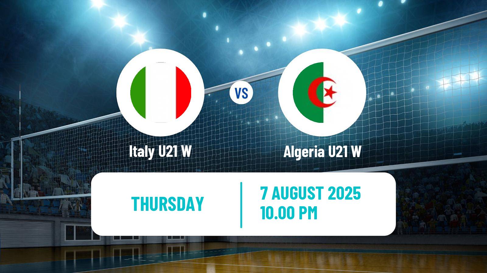 Volleyball World Championship U21 Volleyball Women Italy U21 W - Algeria U21 W