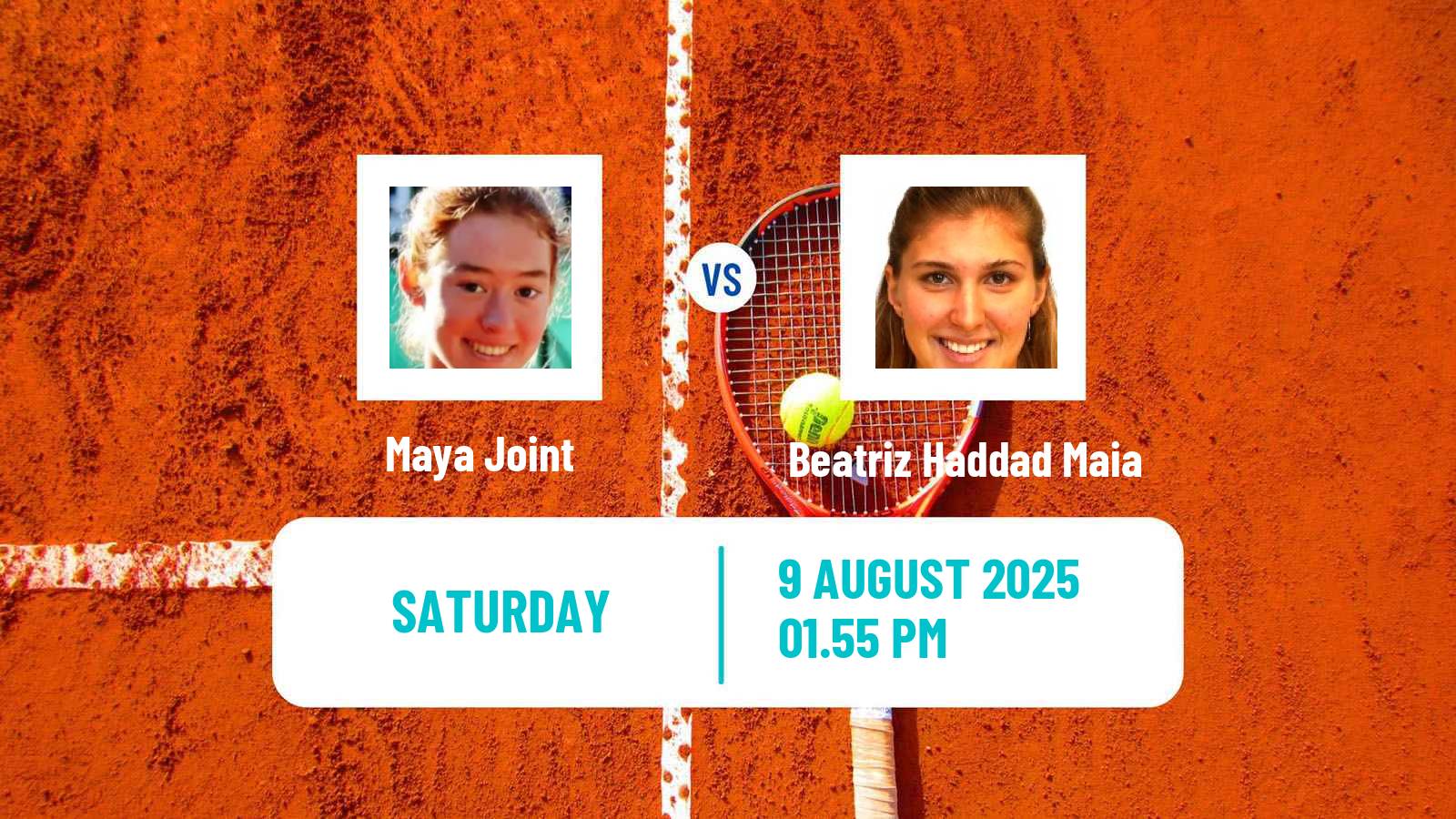 Tennis WTA Cincinnati Maya Joint - Beatriz Haddad Maia