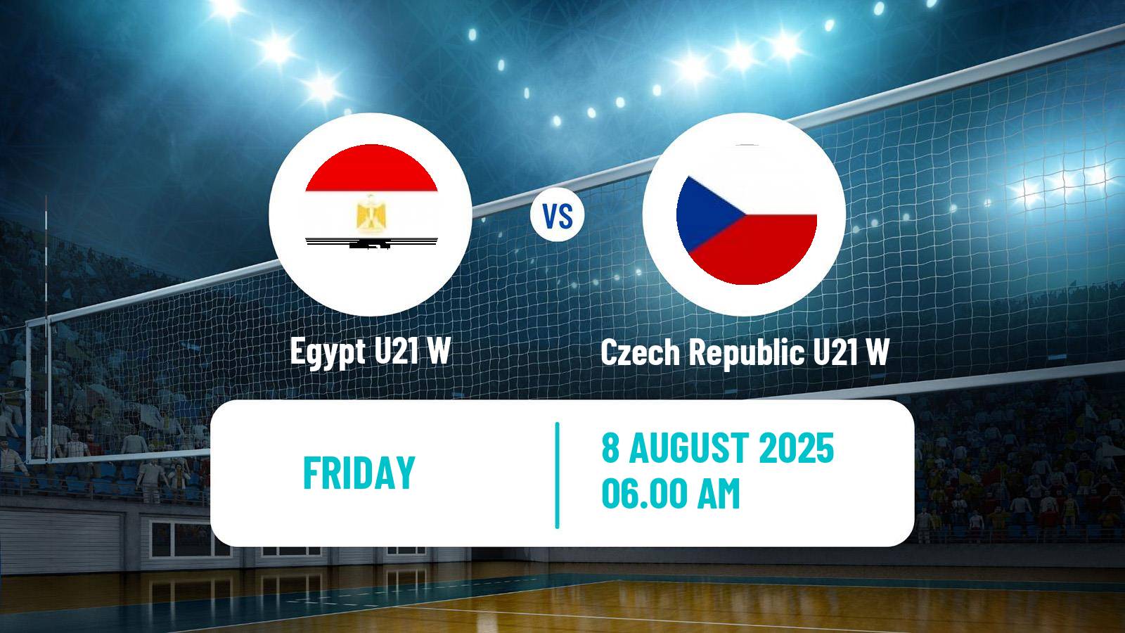 Volleyball World Championship U21 Volleyball Women Egypt U21 W - Czech Republic U21 W