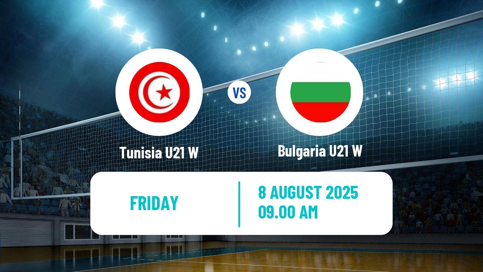 Volleyball World Championship U21 Volleyball Women Tunisia U21 W - Bulgaria U21 W