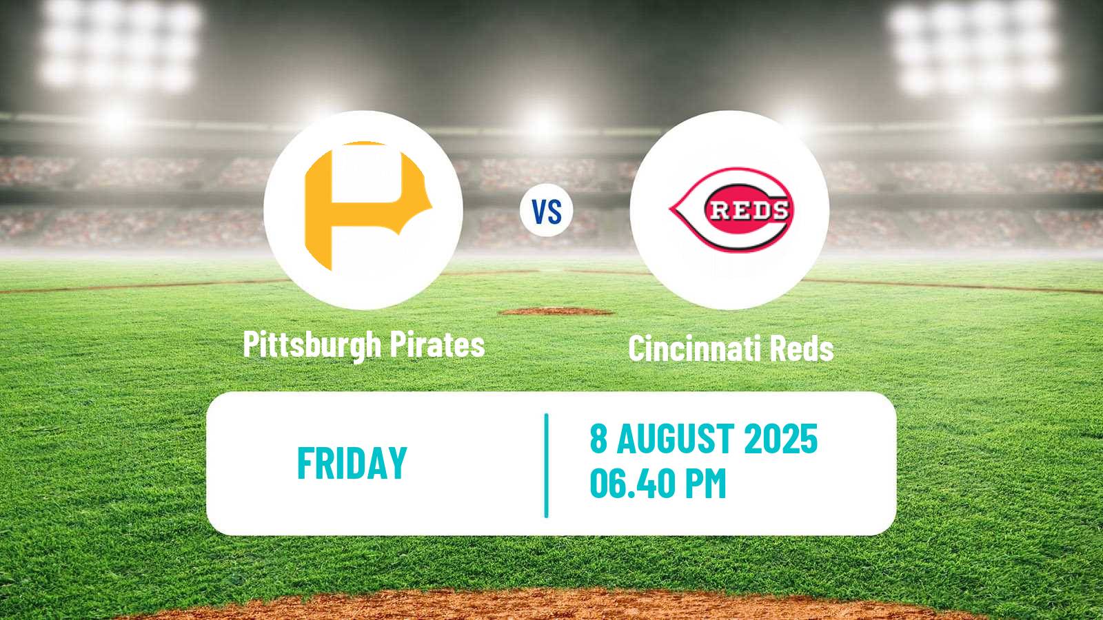 Baseball MLB Pittsburgh Pirates - Cincinnati Reds