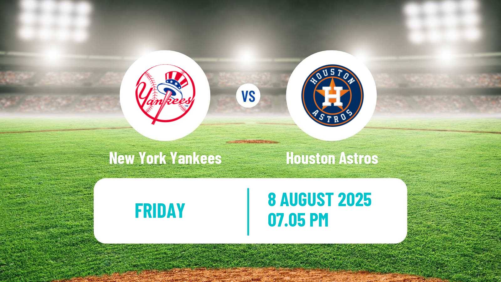 Baseball MLB New York Yankees - Houston Astros