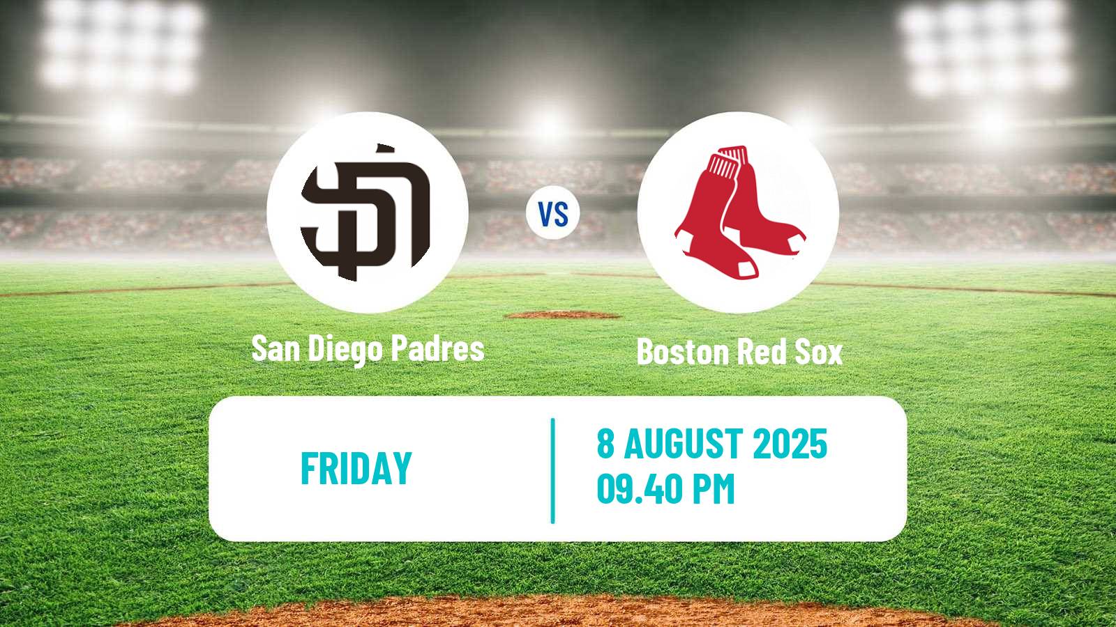 Baseball MLB San Diego Padres - Boston Red Sox
