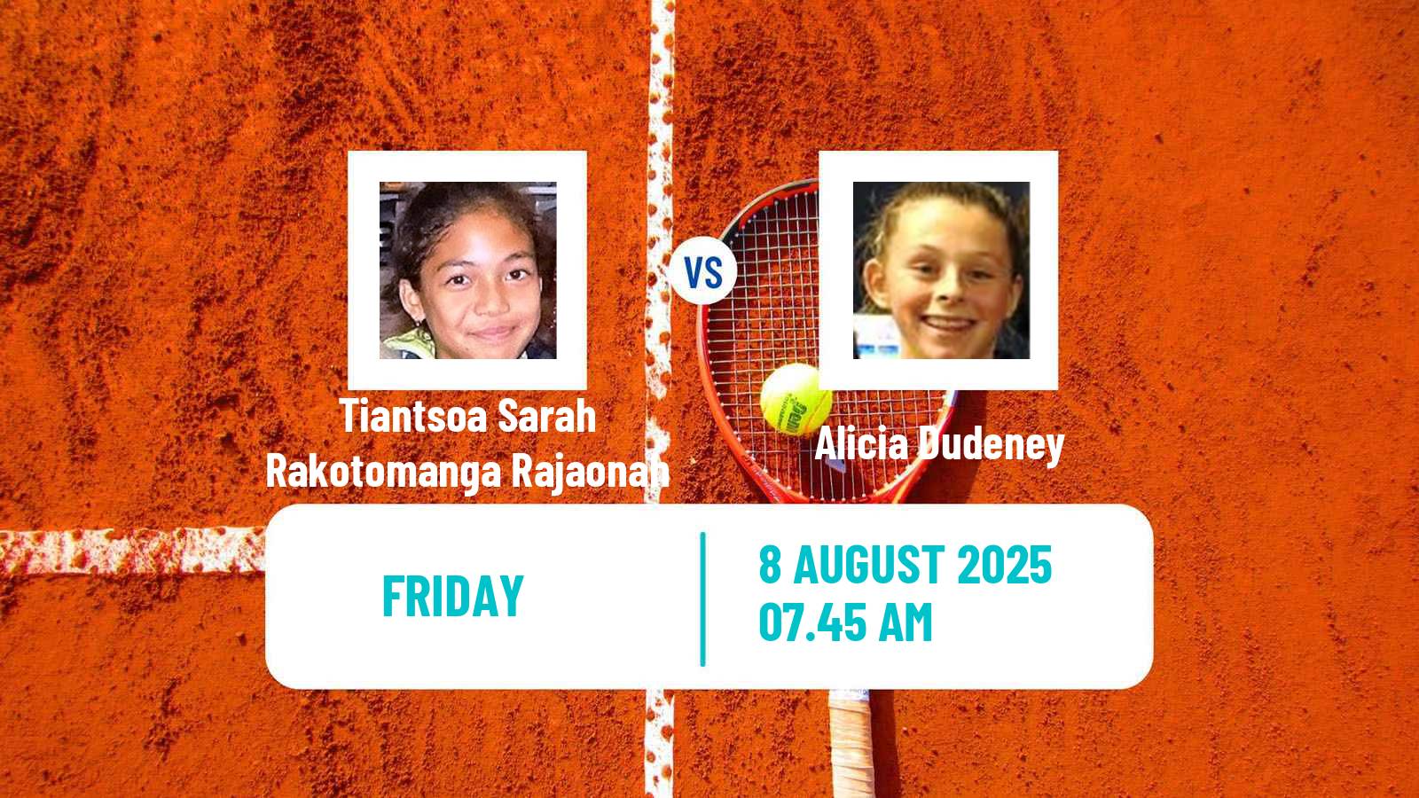 Tennis ITF W35 Roehampton 2 Women Tiantsoa Sarah Rakotomanga Rajaonah - Alicia Dudeney