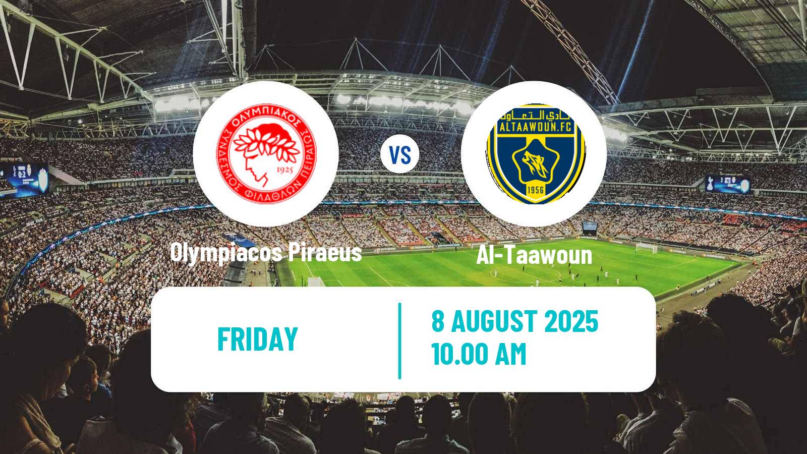 Football Club Friendly Olympiacos Piraeus - Al-Taawoun