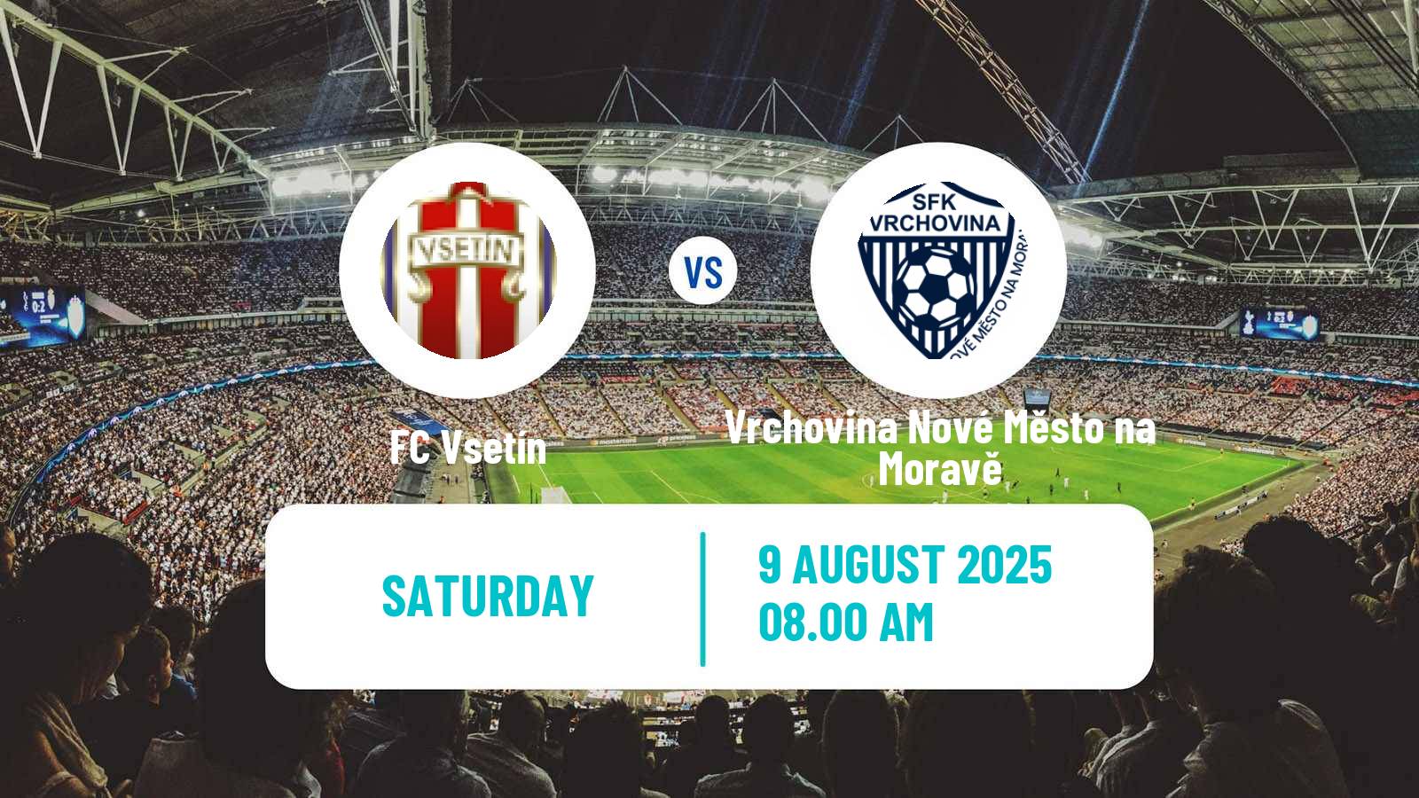 Football Czech MSFL Vsetín - Vrchovina Nové Město na Moravě