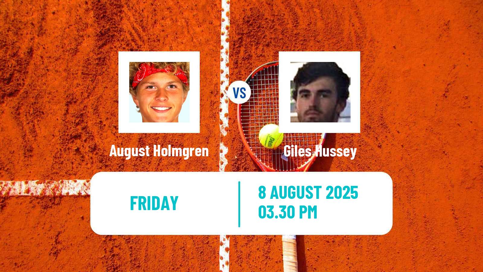 Tennis Chicago Challenger Men August Holmgren - Giles Hussey