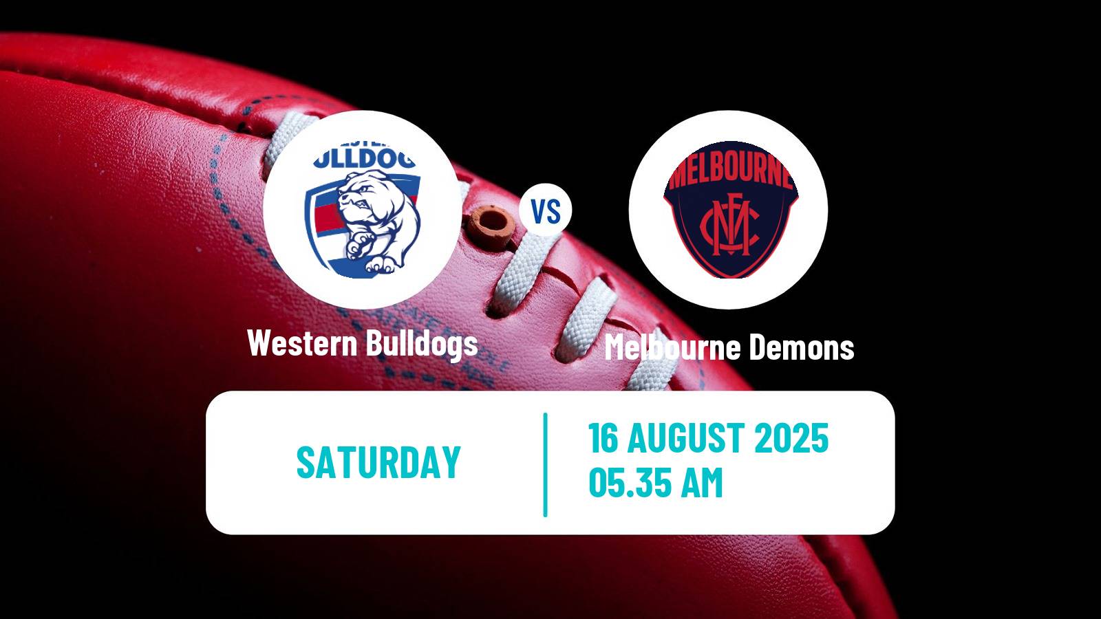 Aussie rules AFL Women Western Bulldogs - Melbourne Demons