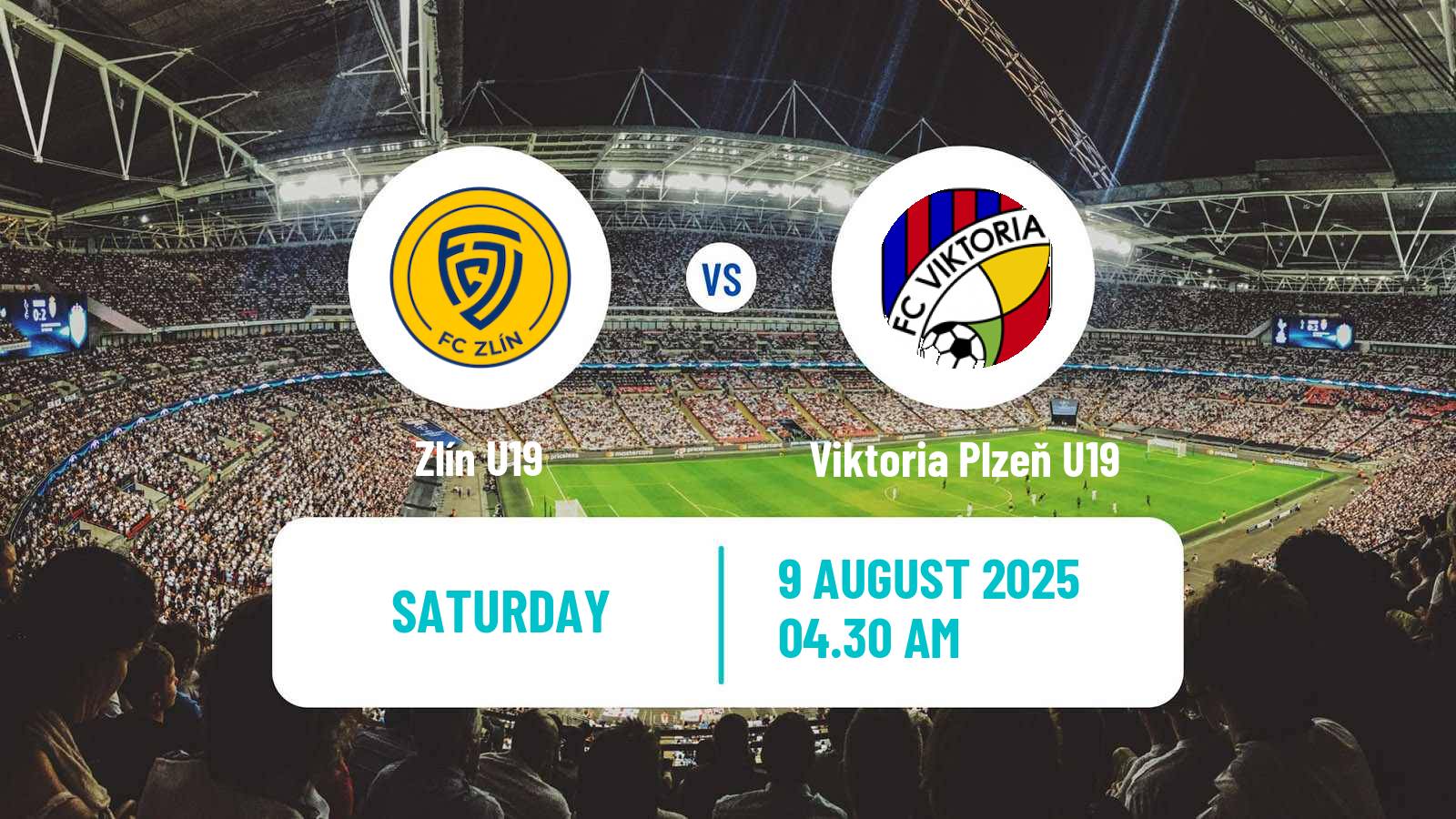 Football Czech U19 League Zlín U19 - Viktoria Plzeň U19