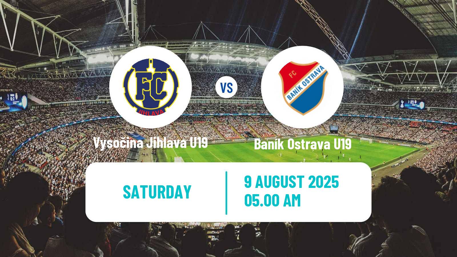 Football Czech U19 League Vysočina Jihlava U19 - Baník Ostrava U19