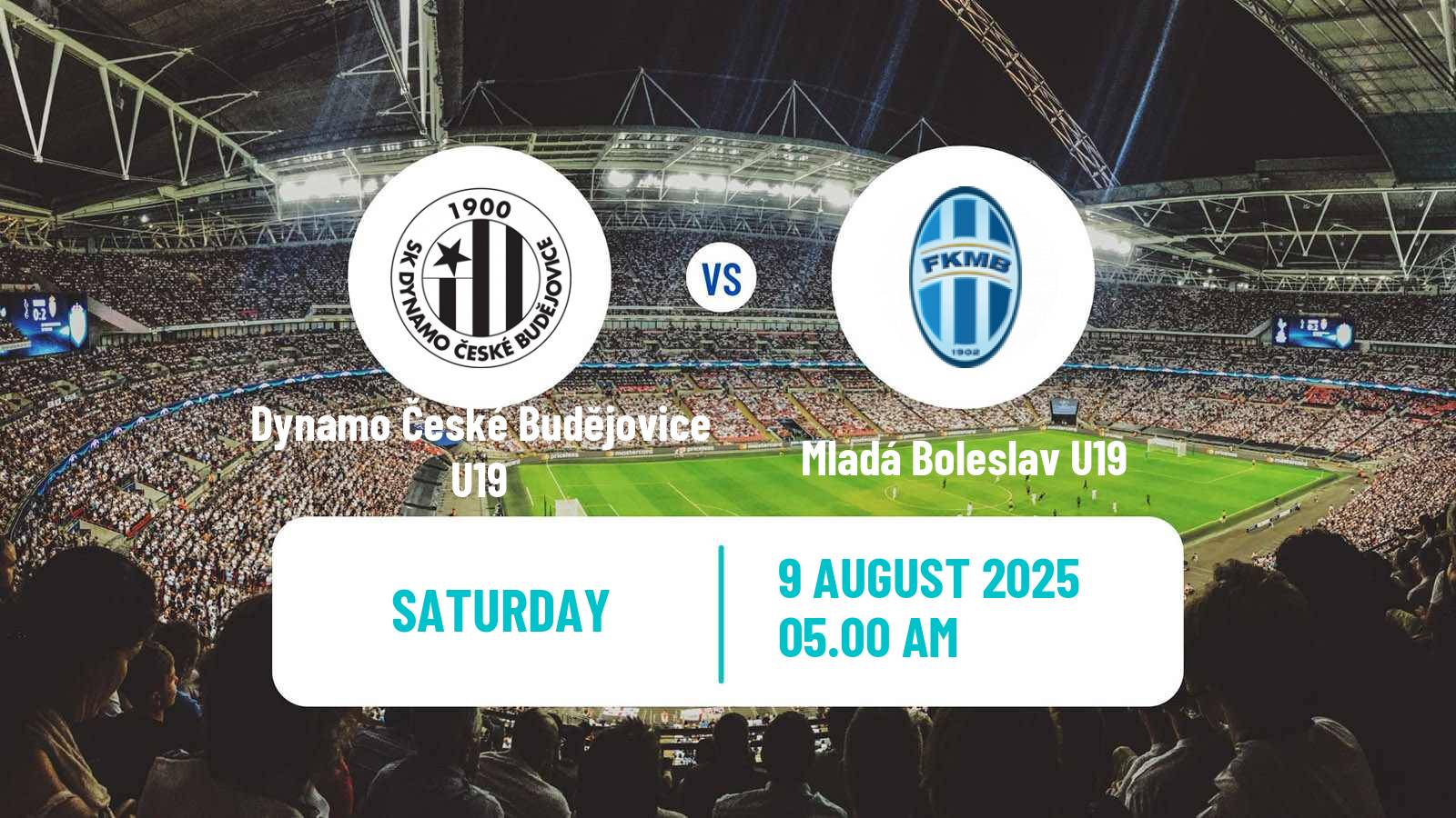 Football Czech U19 League Dynamo České Budějovice U19 - Mladá Boleslav U19