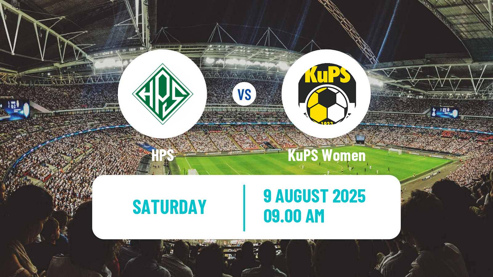 Football Finnish Kansallinen Liiga Women HPS - KuPS