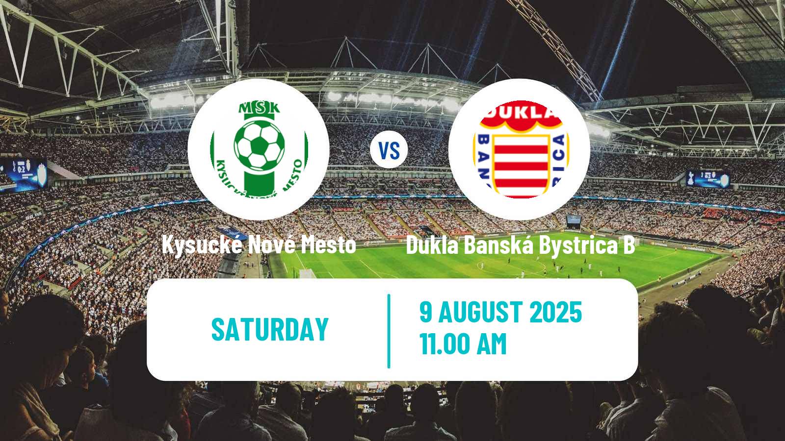 Soccer Slovak 3 Liga Central Kysucké Nové Mesto - Dukla Banská Bystrica B