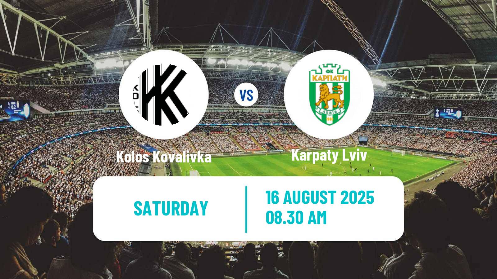 Football Ukrainian Premier League Kolos Kovalivka - Karpaty Lviv