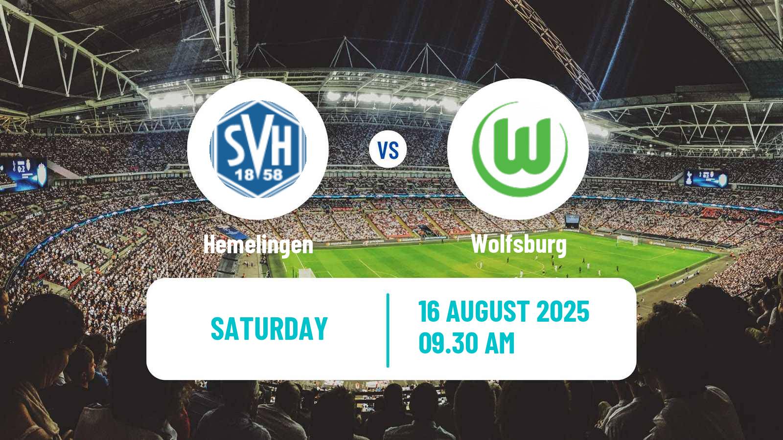 Football German DFB Pokal Hemelingen - Wolfsburg