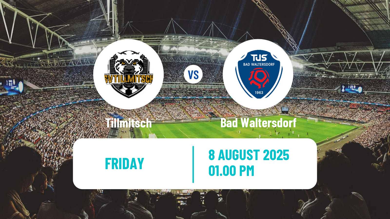 Football Austrian Landesliga Steiermark Tillmitsch - Bad Waltersdorf