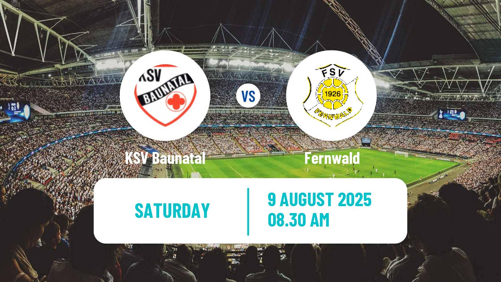 Football German Oberliga Hessen Baunatal - Fernwald