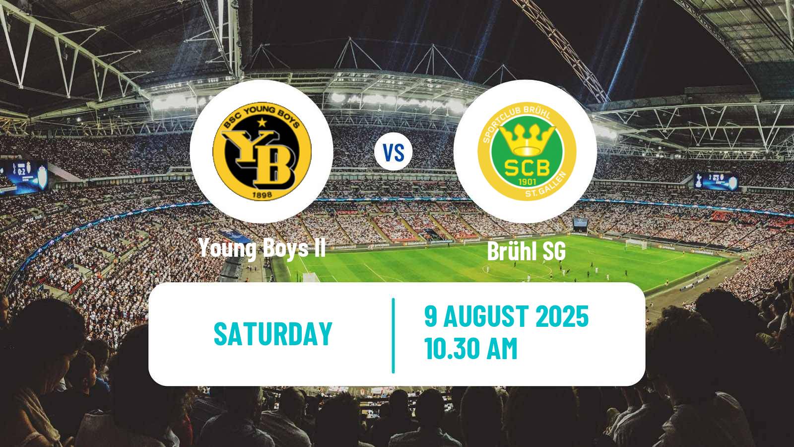 Football Swiss Promotion League Young Boys II - Brühl