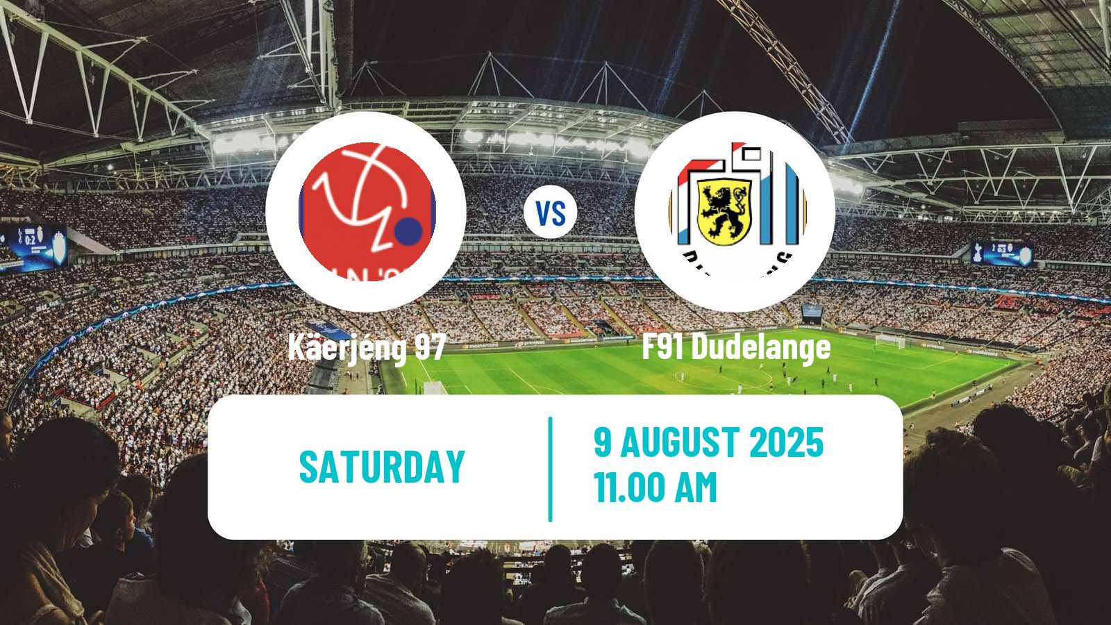 Football Luxembourg National Division Käerjéng 97 - F91 Dudelange