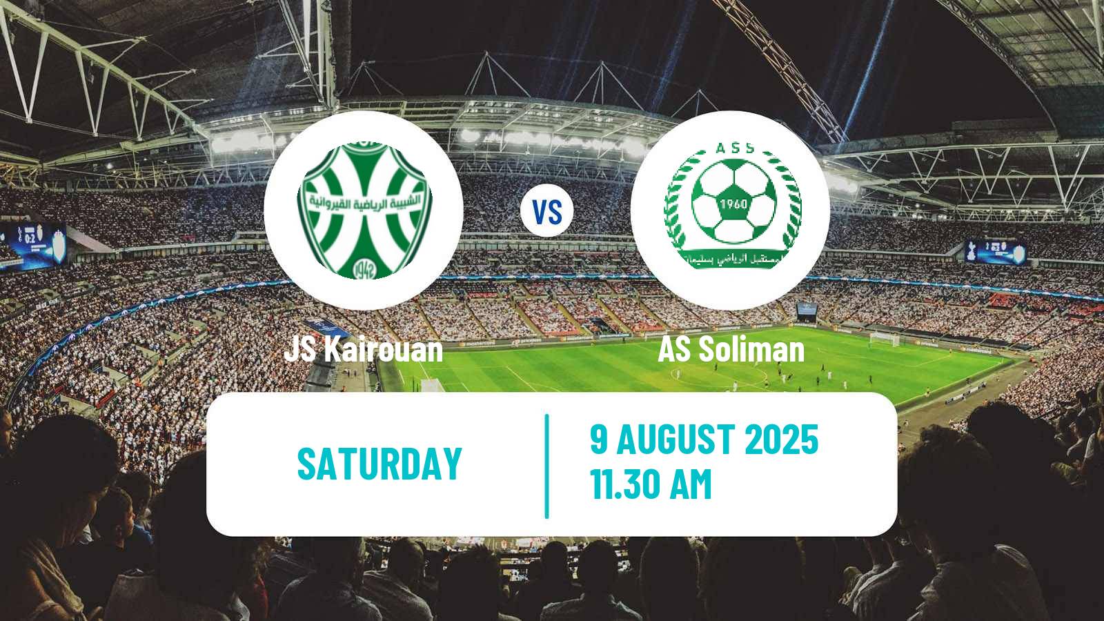 Football Tunisian Ligue Professionnelle 1 JS Kairouan - Soliman