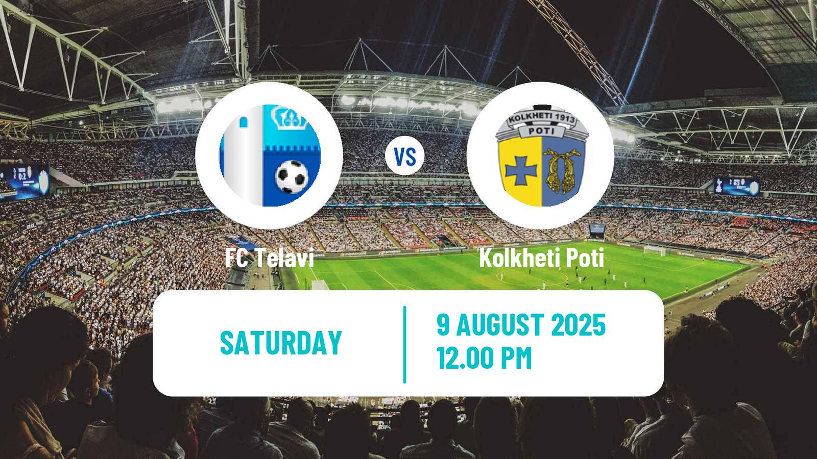 Football Georgian Erovnuli Liga Telavi - Kolkheti Poti