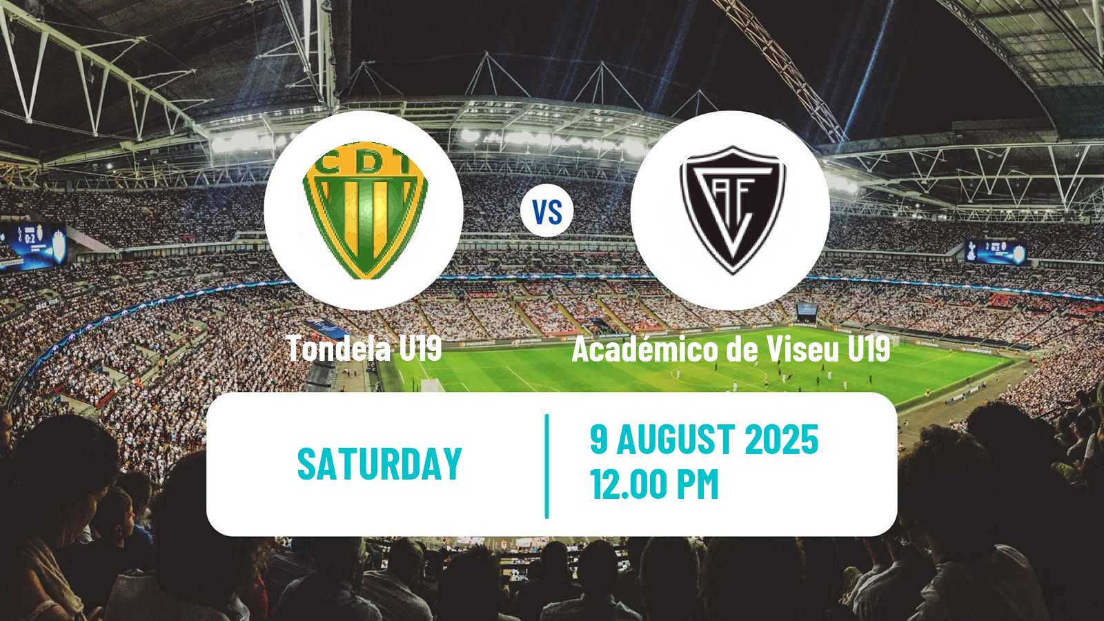 Football Portuguese Campeonato Nacional U19 Tondela U19 - Académico de Viseu U19