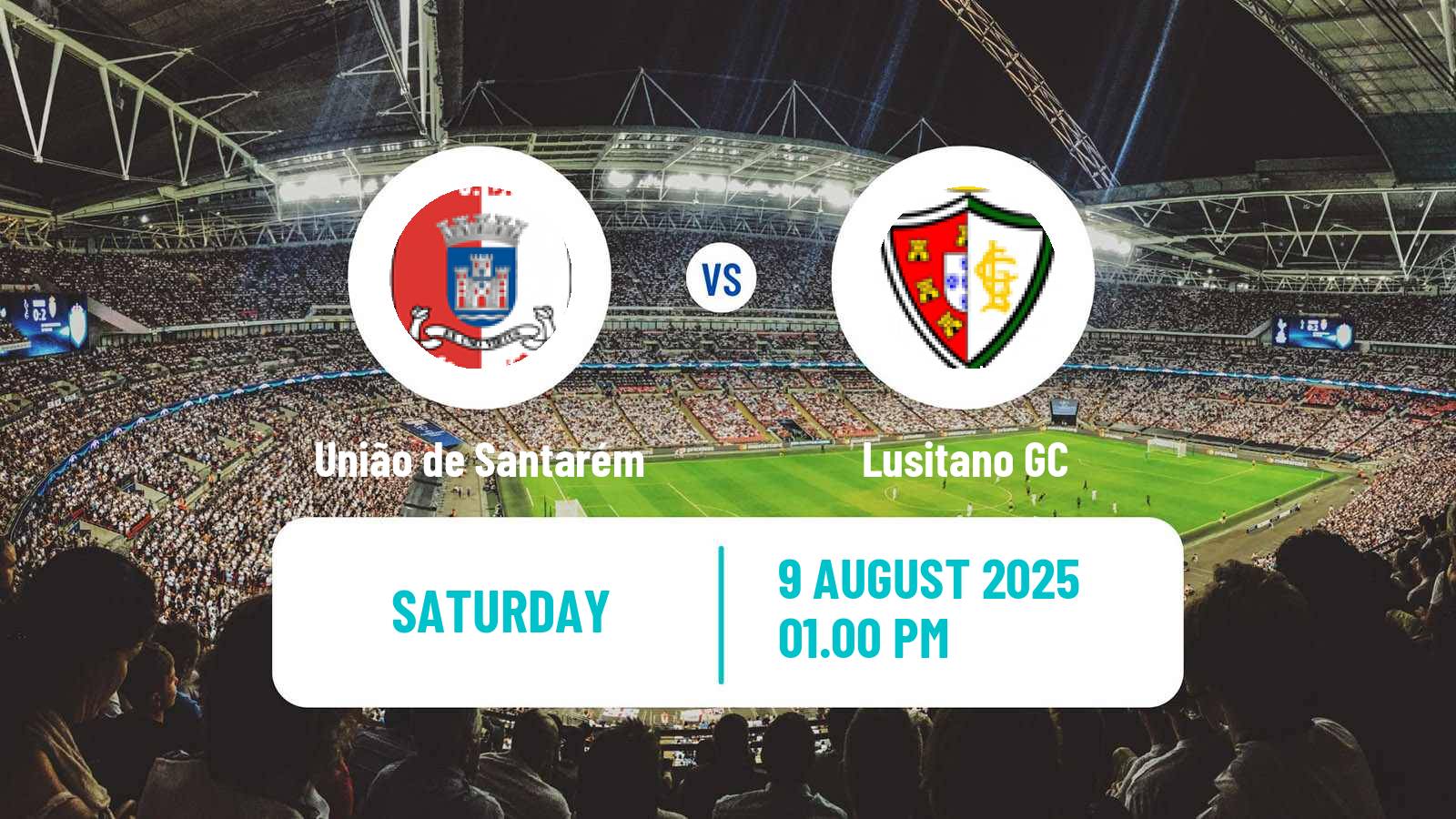 Football Portuguese Liga 3 União de Santarém - Lusitano GC