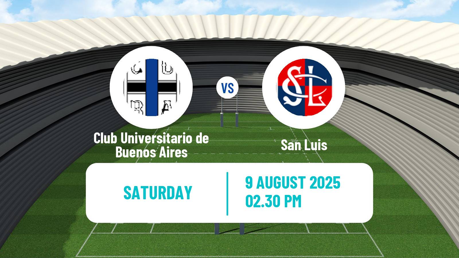 Rugby union Argentinian Top 13 Rugby Club Universitario de Buenos Aires - San Luis