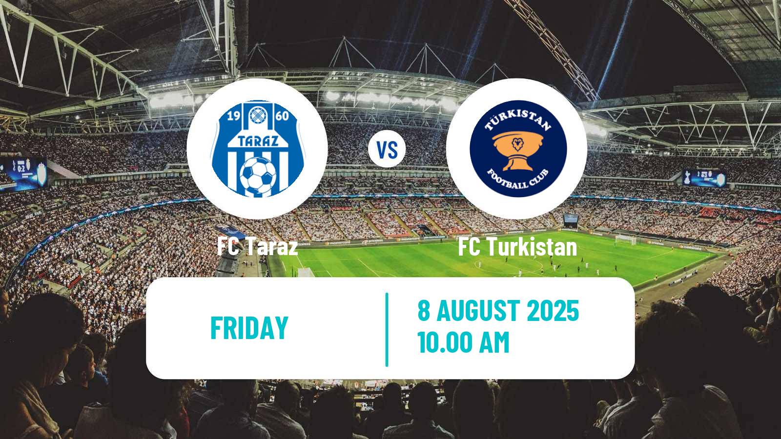 Football Kazakh First Division Taraz - Turkistan
