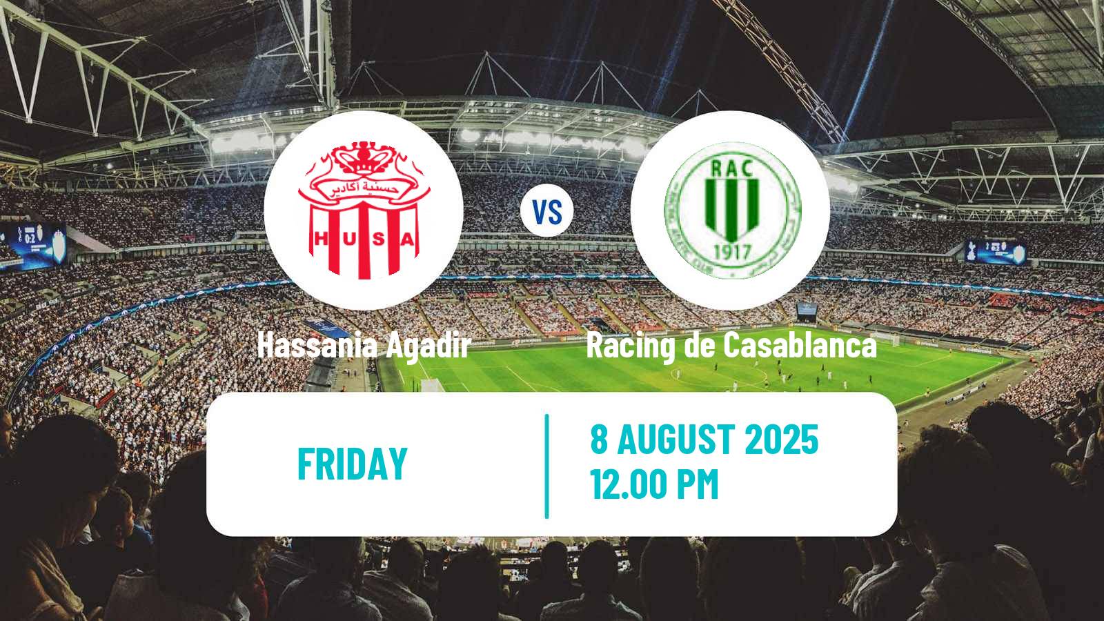 Football Club Friendly Hassania Agadir - Racing de Casablanca