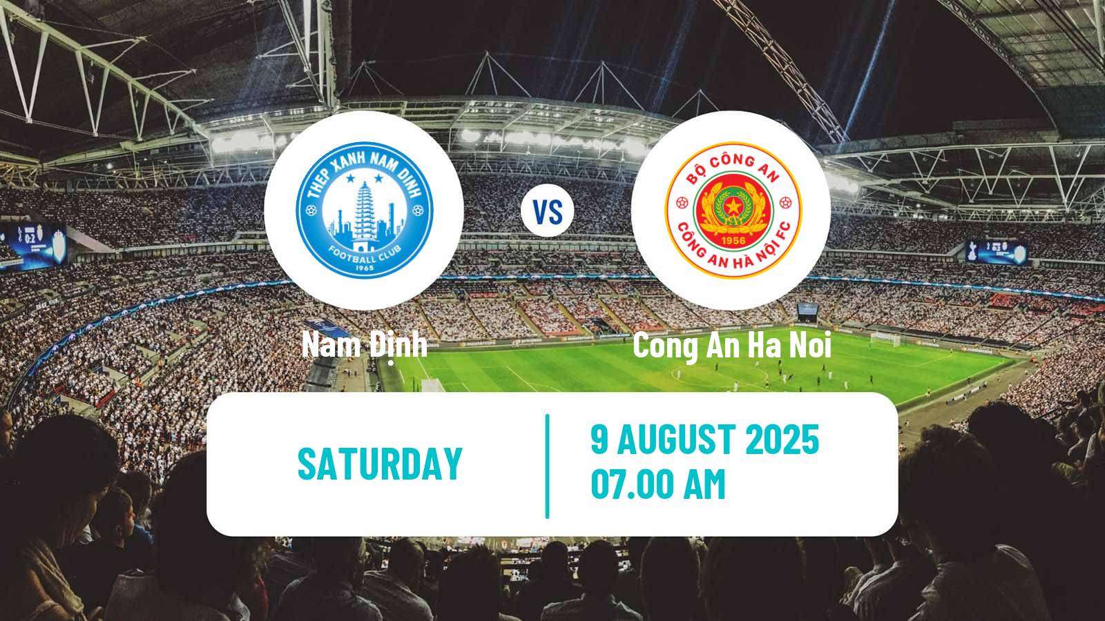 Football Vietnamese Super Cup Nam Định - Cong An Ha Noi