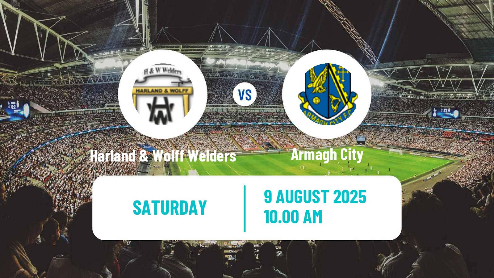 Football Northern Irish Championship Harland & Wolff Welders - Armagh City