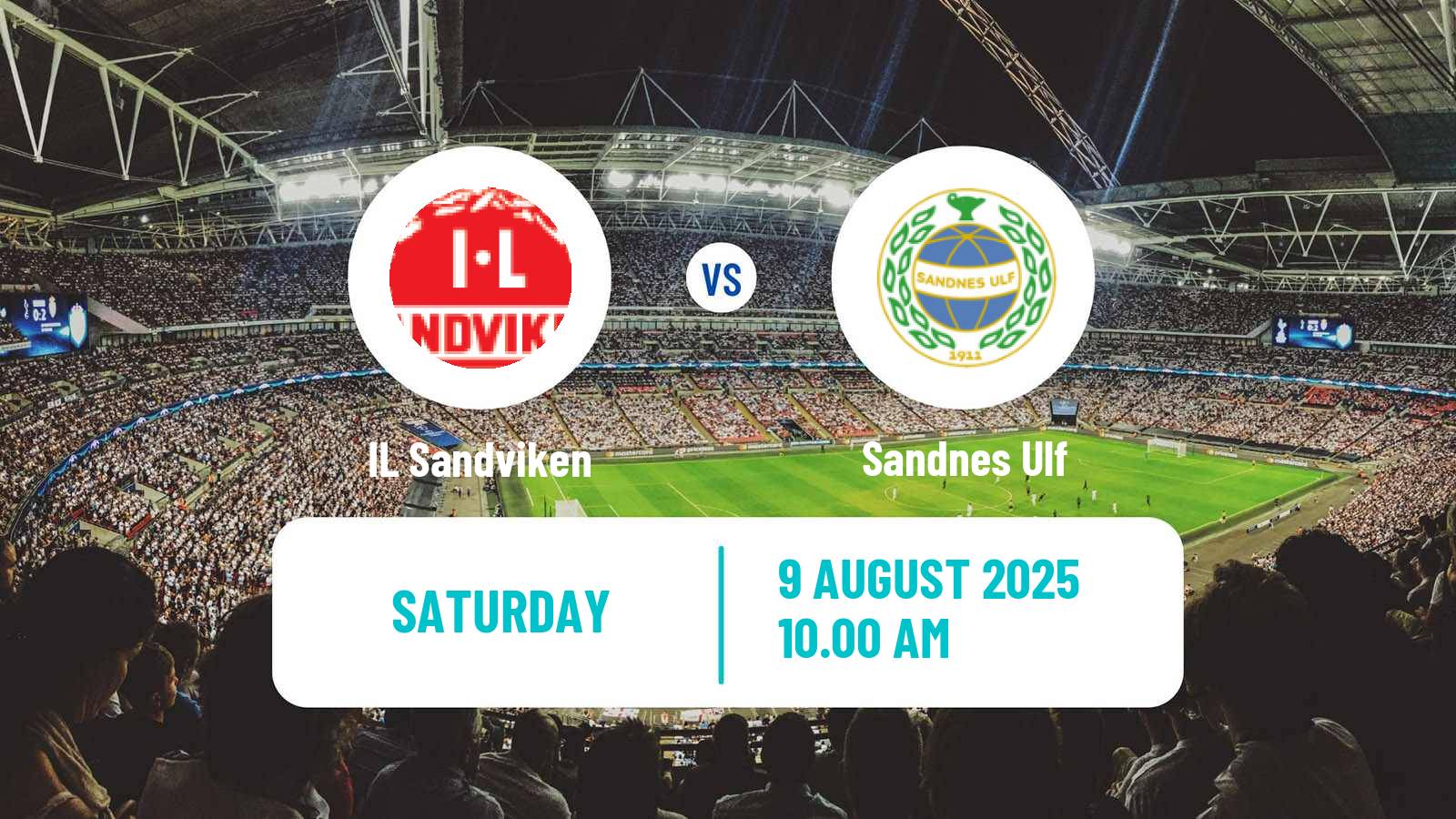 Football Norwegian Division 2 - Group 1 Sandviken - Sandnes Ulf