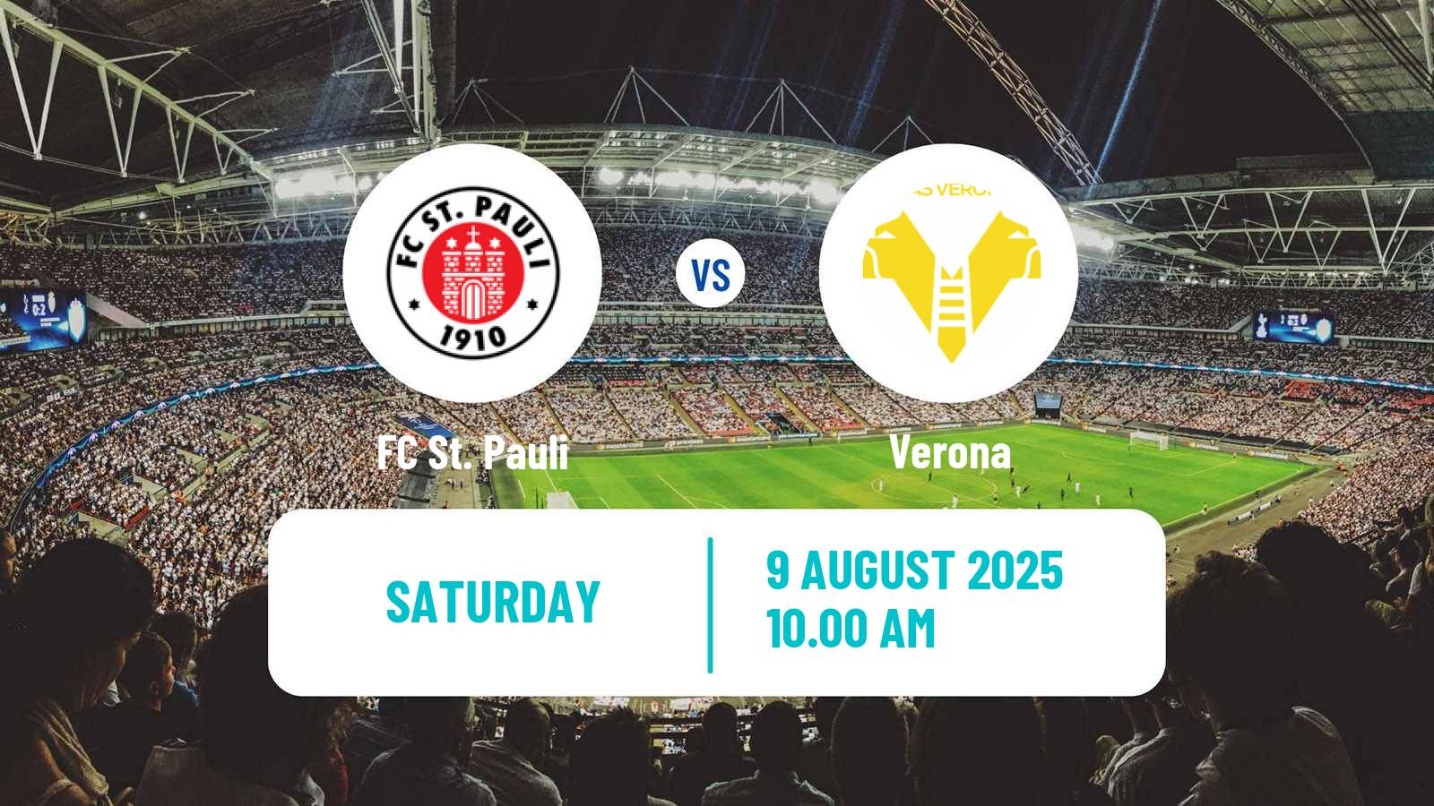 Football Club Friendly St. Pauli - Verona