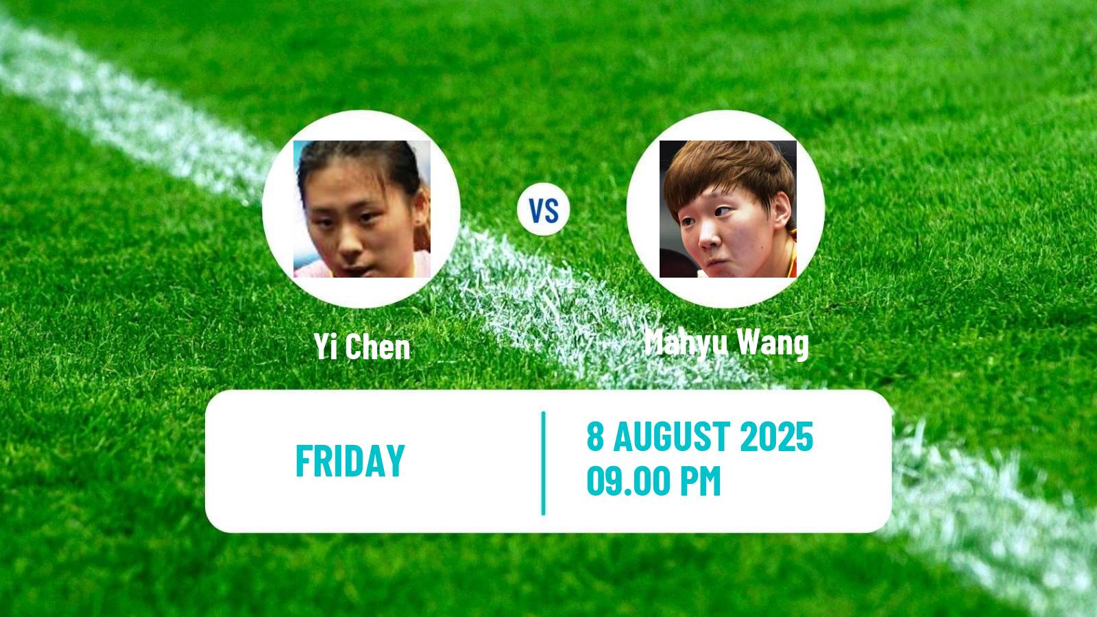 Table tennis Wtt Champions Yokohama Women Yi Chen - Manyu Wang