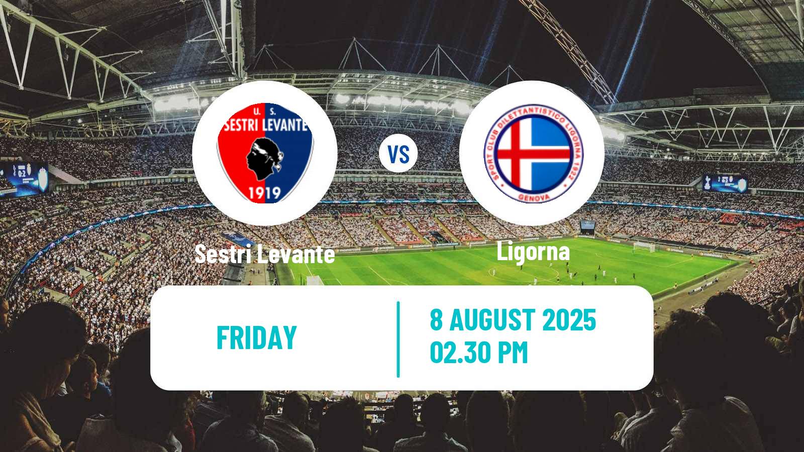 Football Club Friendly Sestri Levante - Ligorna