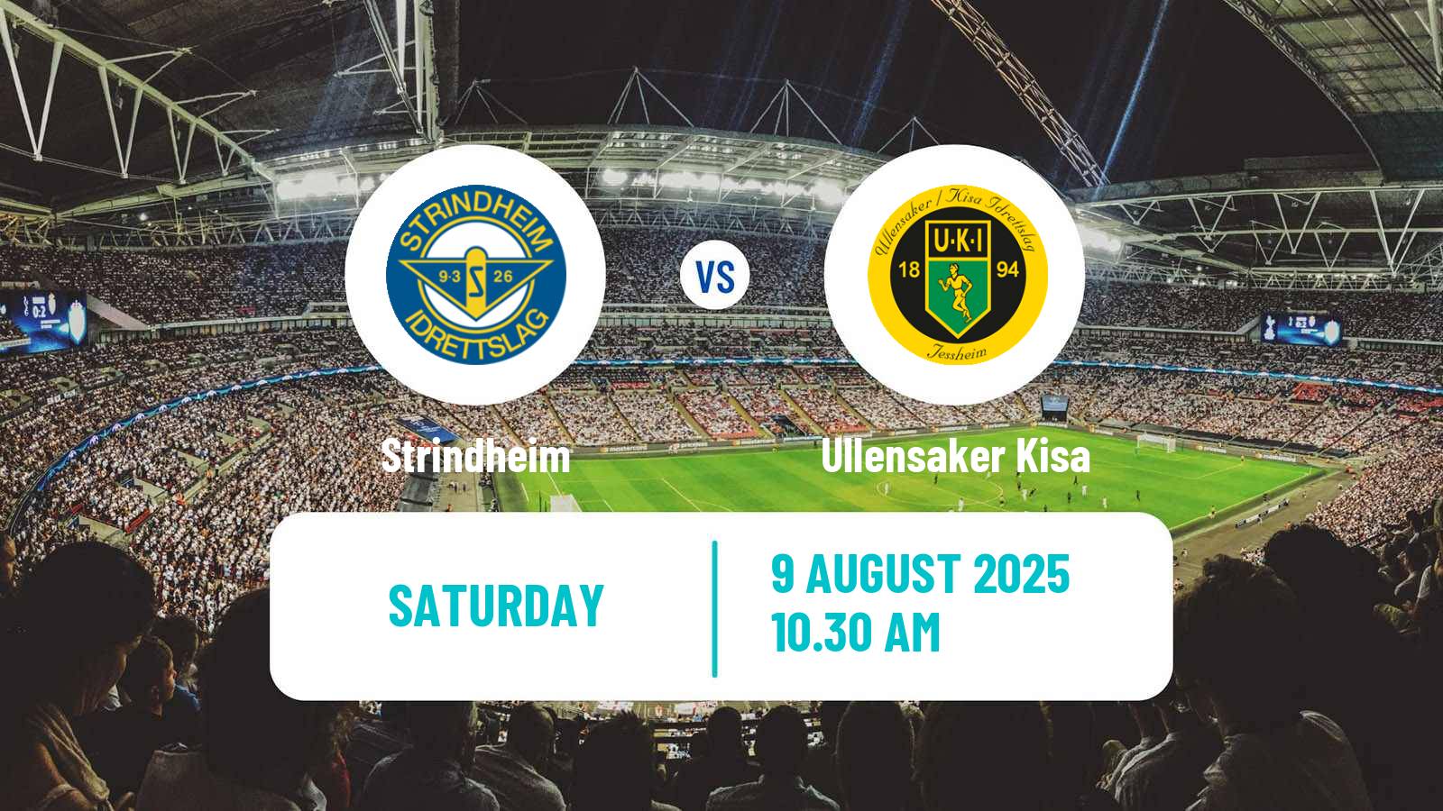 Football Norwegian Division 2 - Group 2 Strindheim - Ullensaker Kisa