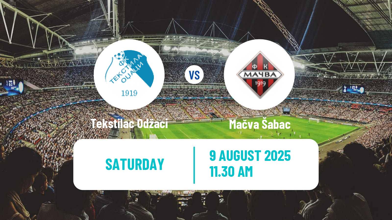 Football Serbian Prva Liga Tekstilac Odžaci - Mačva Šabac
