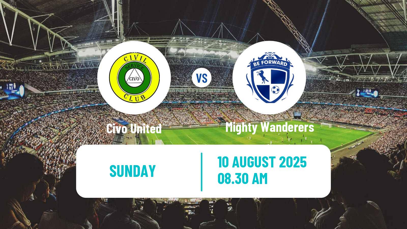 Football Malawi Premier Division Civo United - Mighty Wanderers
