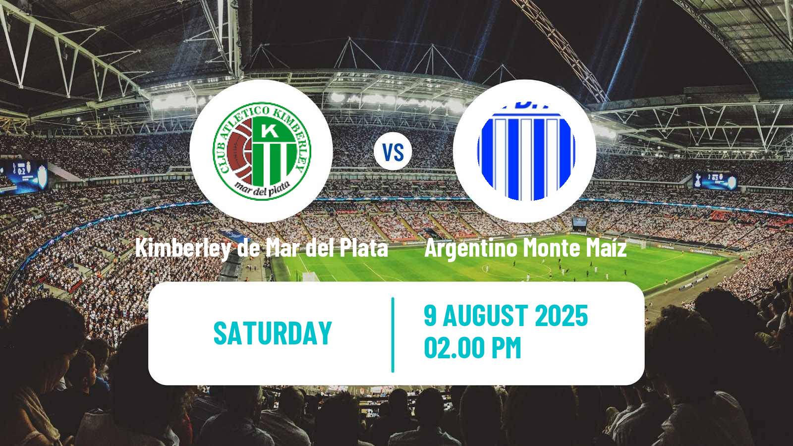 Football Argentinian Torneo Federal Kimberley de Mar del Plata - Argentino Monte Maíz