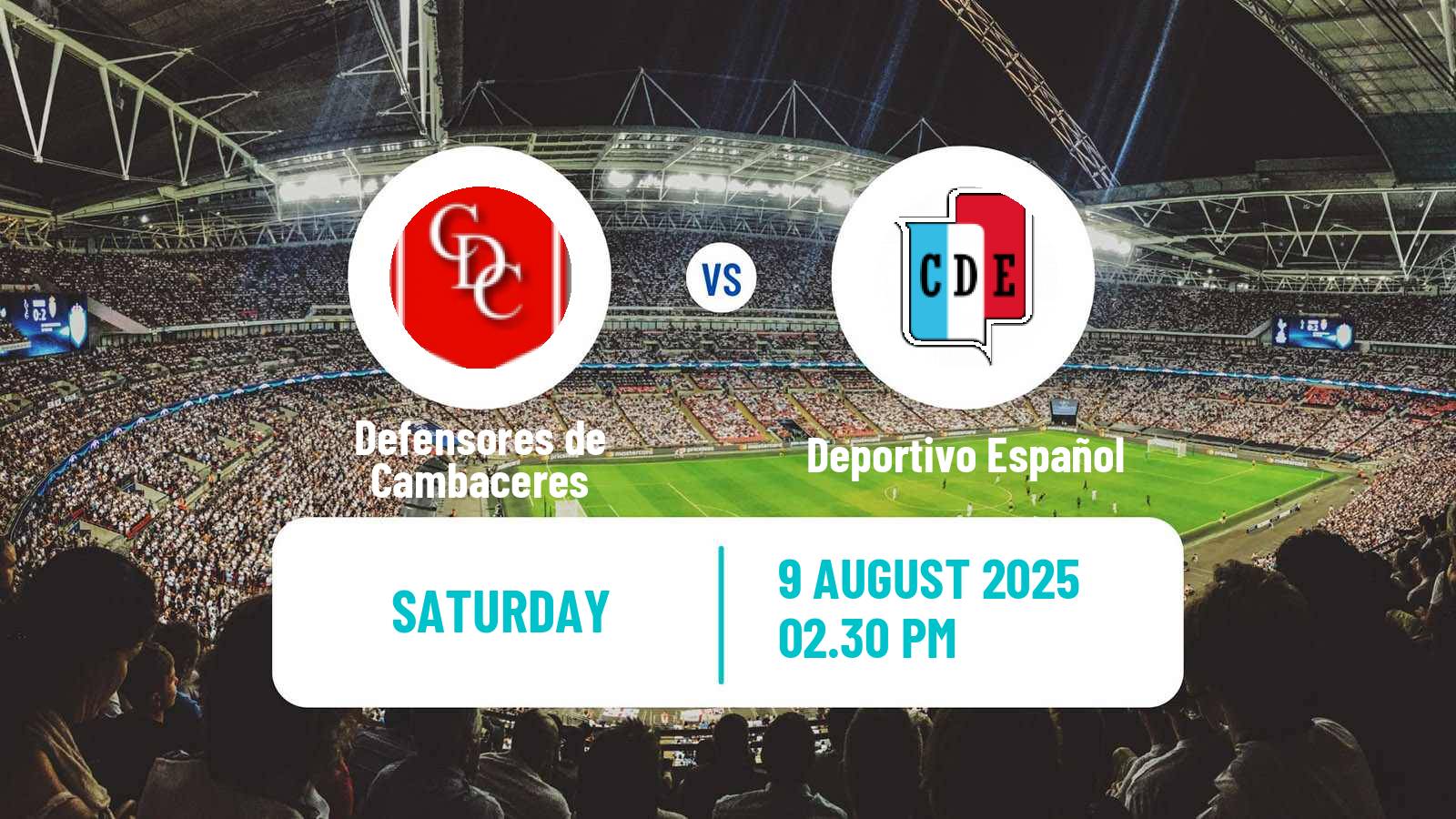 Football Argentinian Primera C Defensores de Cambaceres - Deportivo Español