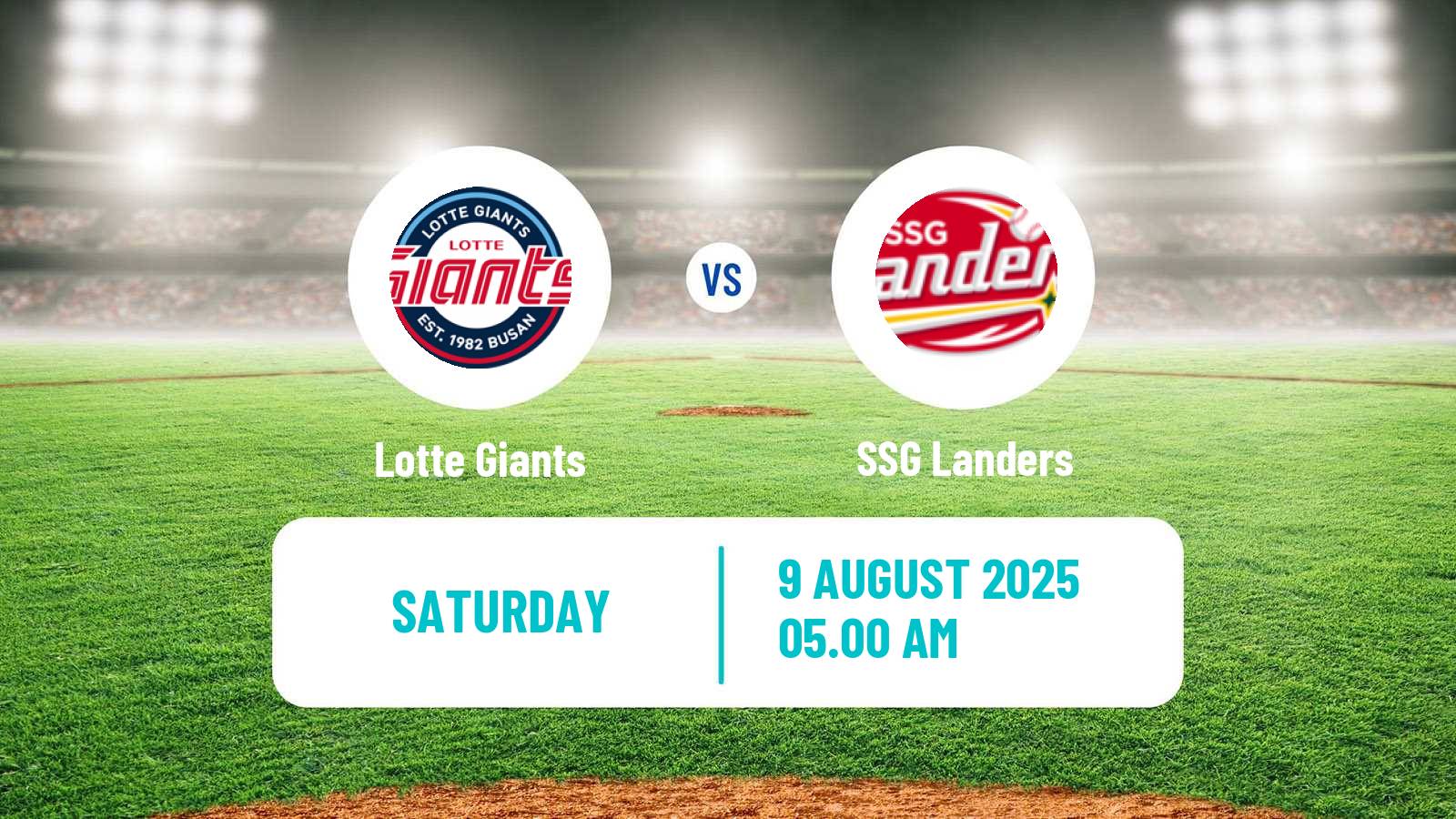 Baseball KBO Lotte Giants - SSG Landers