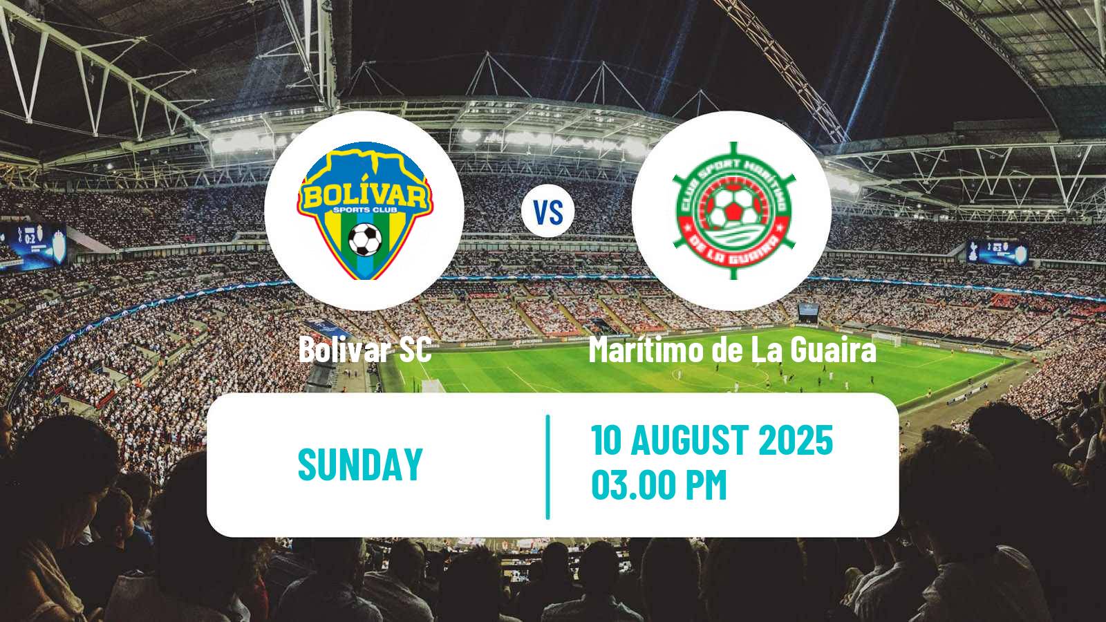Football Venezuelan Segunda Division Bolivar - Marítimo de La Guaira